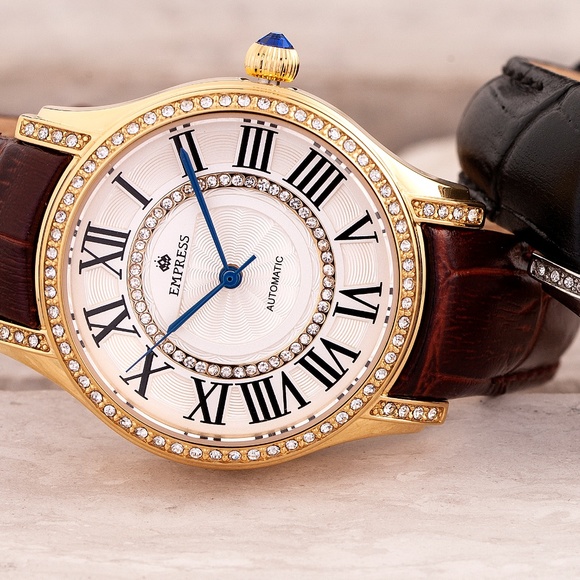 NWT Automatic Genuine Leather Band Watch